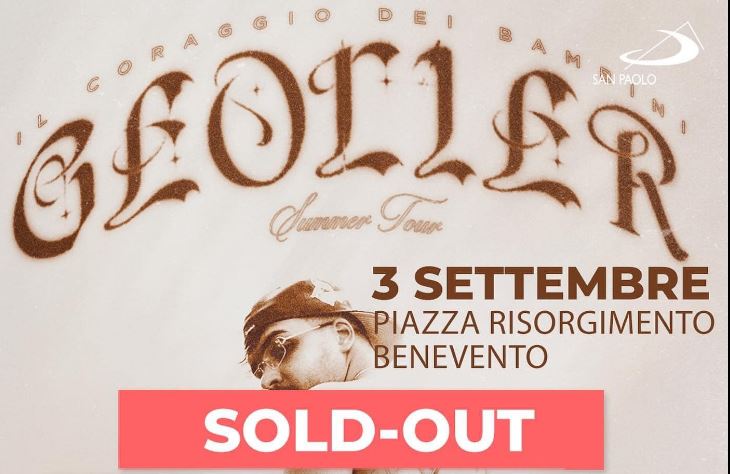 Benevento Città Spettacolo, concerto di Geolier sold-out