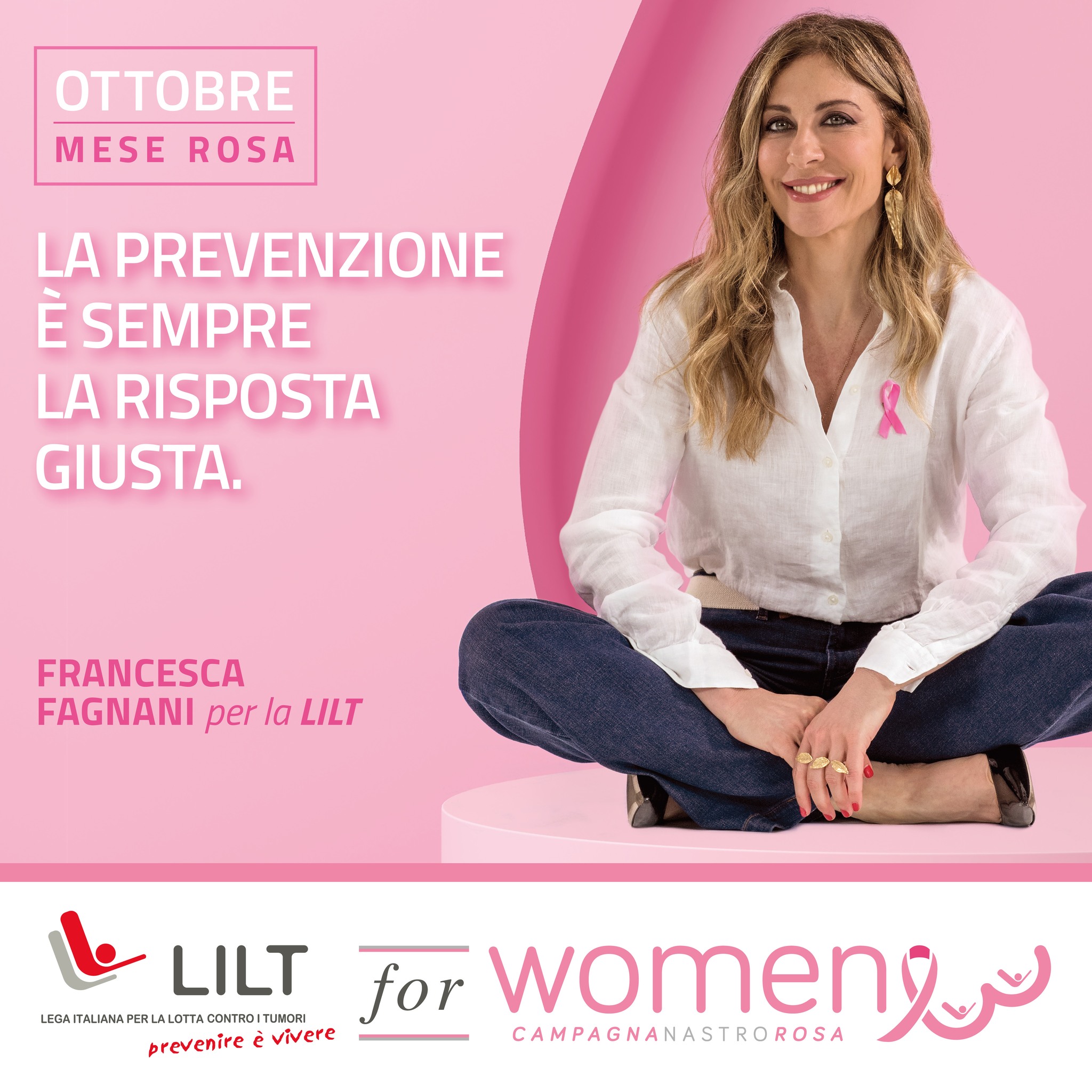 Al via l’edizione 2023 della campagna nazionale di prevenzione tumori: “Lilt for Woman-Campagna Nazionale Nastro Rosa”