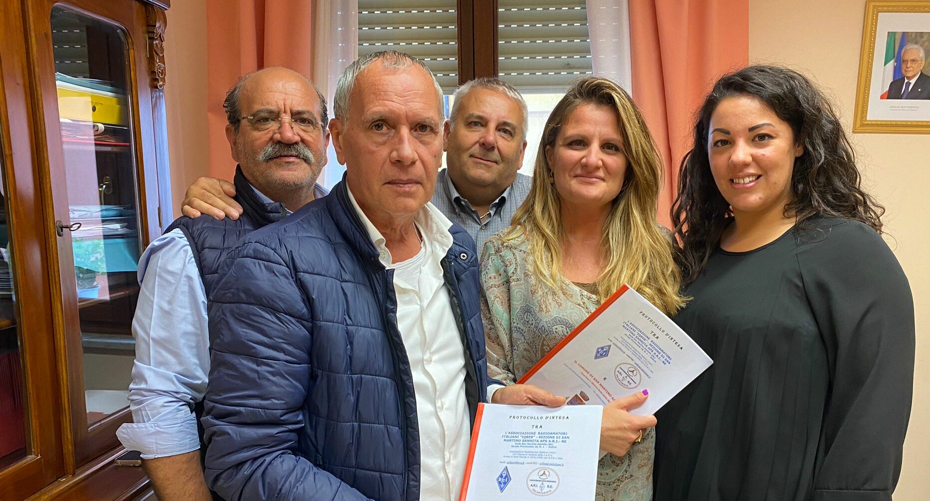 San Martino Sannita| Firmato il protocollo d’intesa tra il Comune e l’A.R.I. “Associazione Radioamatori Italiani”