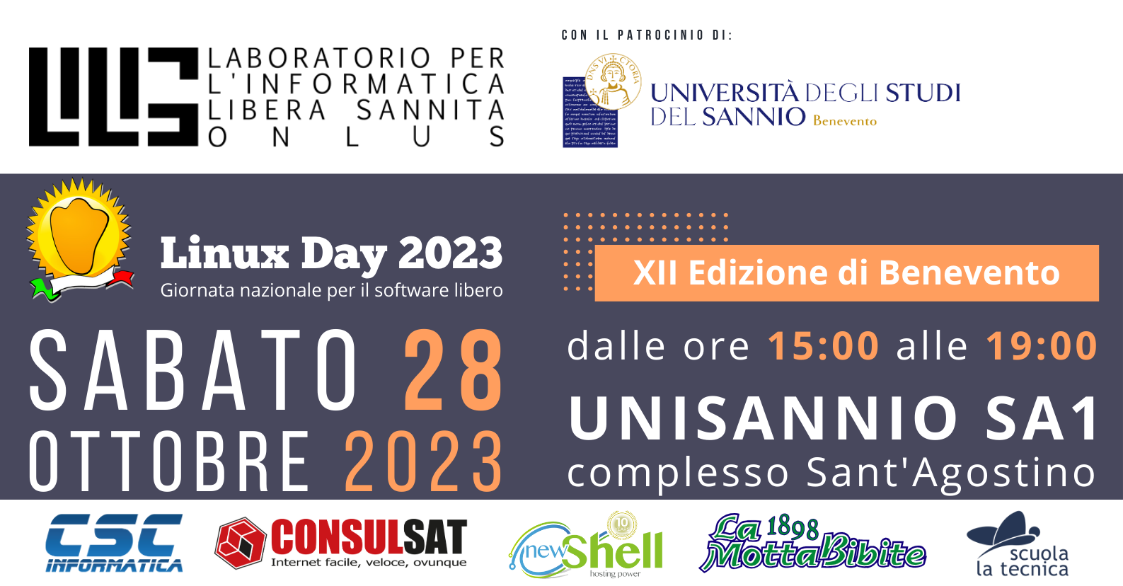 LINUX DAY 2023: A Benevento l’evento che coinvolge esperti e neofiti