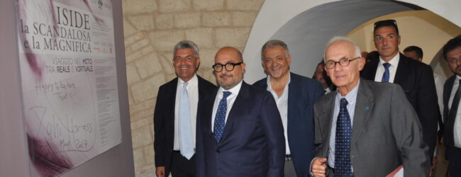 Il Ministro Sangiuliano al tempio Isiaco di Benevento