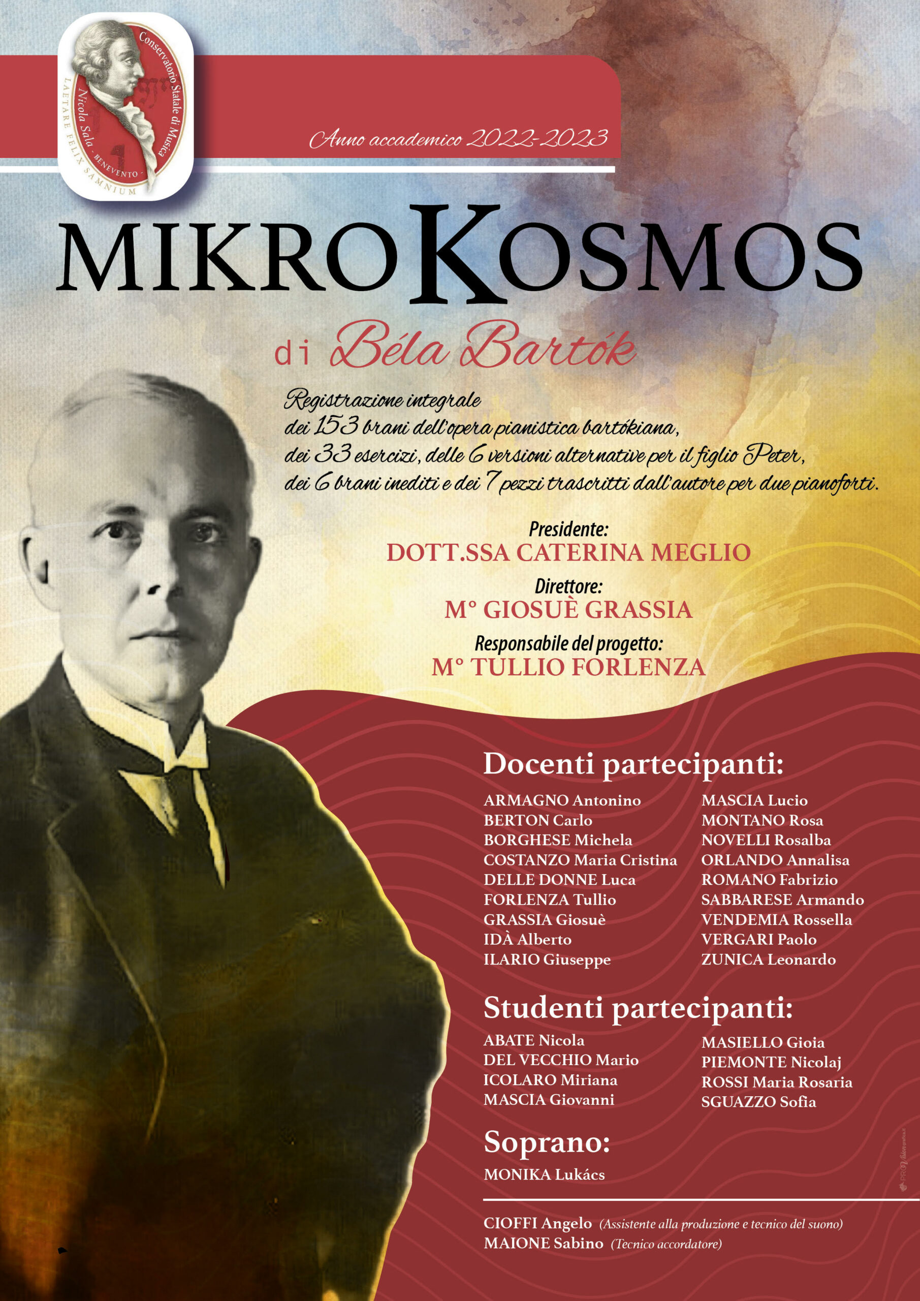 Bela Bartok e Mikrokosmos, musica magiara al Conservatorio di Benevento