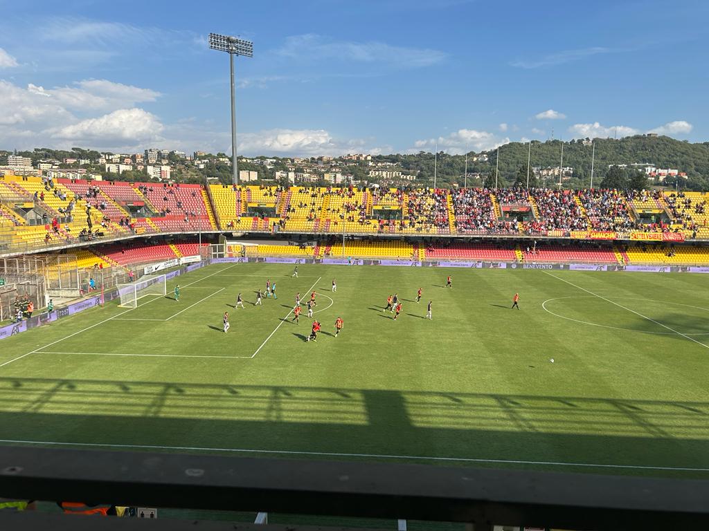 Benevento-Picerno: 2-2. Kubica regala il pareggio in extremis