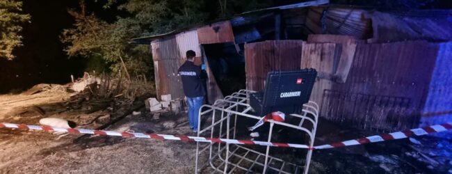 Montefalcione| In fiamme capannone agricolo, indagini in corso dei carabinieri