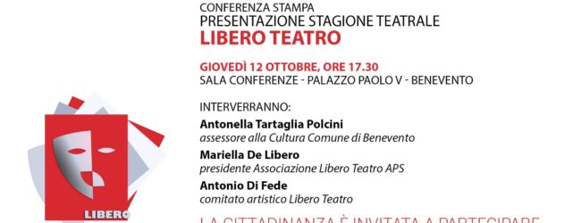 Benevento, Libero Teatro presenta le nuove attività teatrali 2023-2024