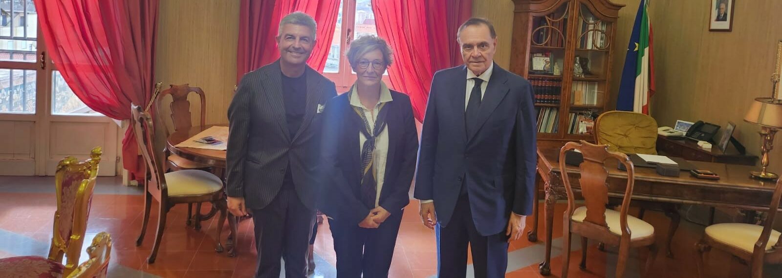 Valorizzazione del patrimonio egizio della città, la professoressa Pirelli ricevuta a Palazzo Mosti