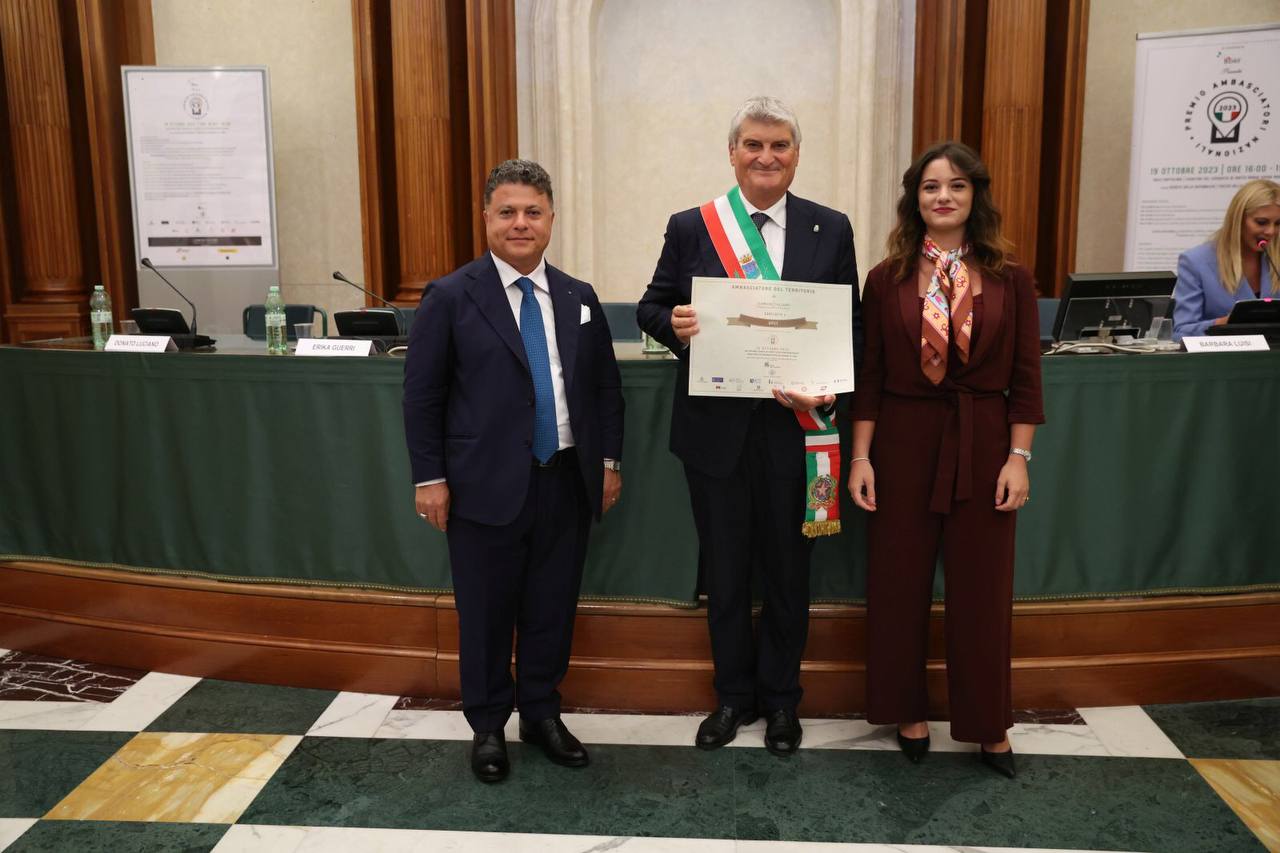 Al comune di Apice il premio “Ambasciatore Nazionale d’Eccellenza”