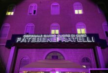 Giornata mondiale della Prematurita’ 2023, il Fatebenefratelli di Benevento si illumina di viola