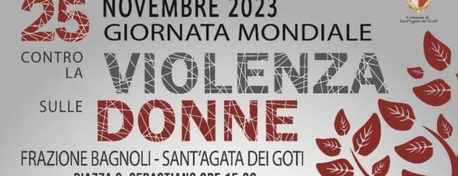 Violenza di genere, domani a Sant’Agata de Goti l’incontro promosso dal gruppo “Noi di Bagnoli del 72”