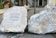 San Lorenzello onora le vittime della strada con due “pietre monumentali” e un’area dedicata