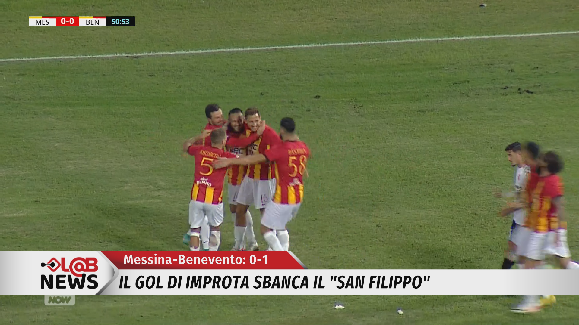 Benevento-Messina: 0-1. Decide Improta, la sintesi del match