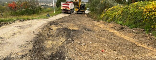 Montesarchio, lavori lungo la Fondovalle Vitulanese