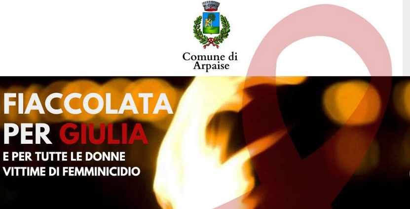 Ad Arpaise una ‘Fiaccolata per Giulia Cecchettin’