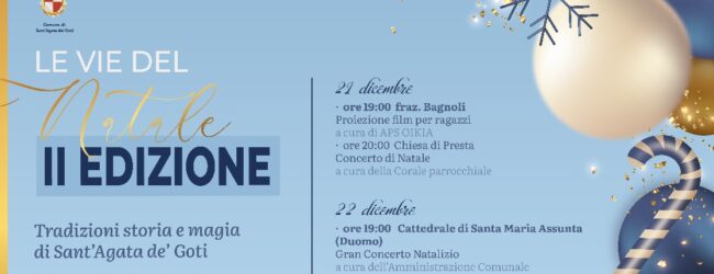 A Sant’Agata de’ Goti si accende Il Natale