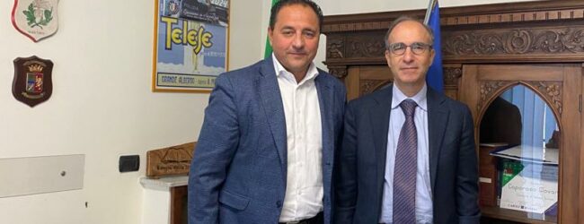 Il questore Trabunella in visita al Comune di Telese