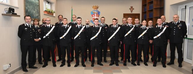 Sicurezza, arrivano rinforzi in Irpinia: otto carabinieri assegnati al Comando Provinciale di Avellino