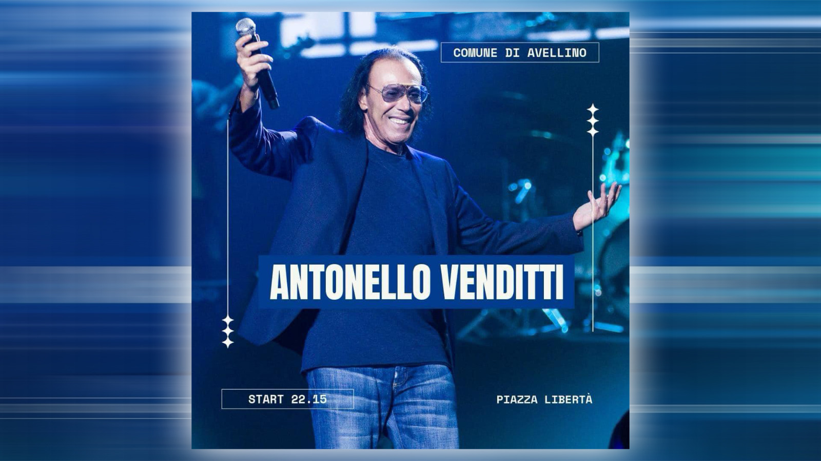 Capodanno ad Avellino, ufficiale il concerto di Venditti: start alle 22:15