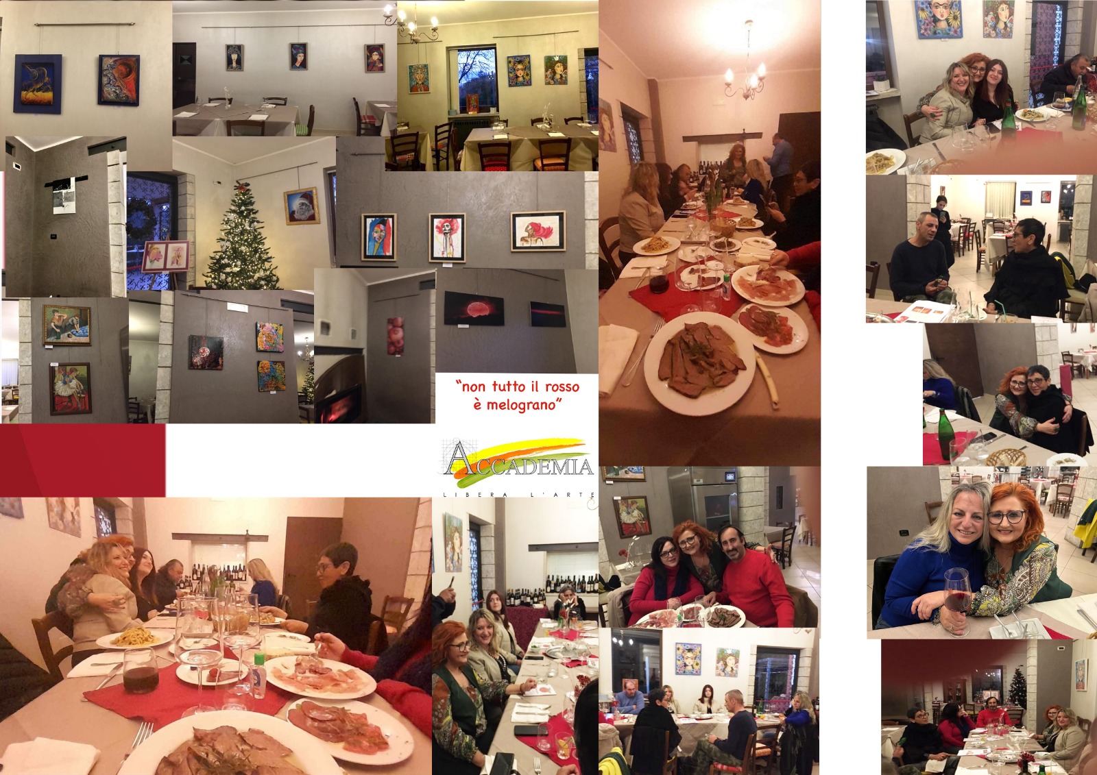 Non Tutto il rosso è melograno: Conclusione della Collettiva d’Arte promossa dall’associazione “Accademia Libera L’Arte”