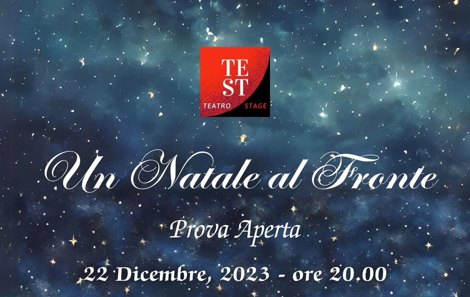 TeSt-TeatroStage,in scena lo spettacolo “Un Natale al fronte