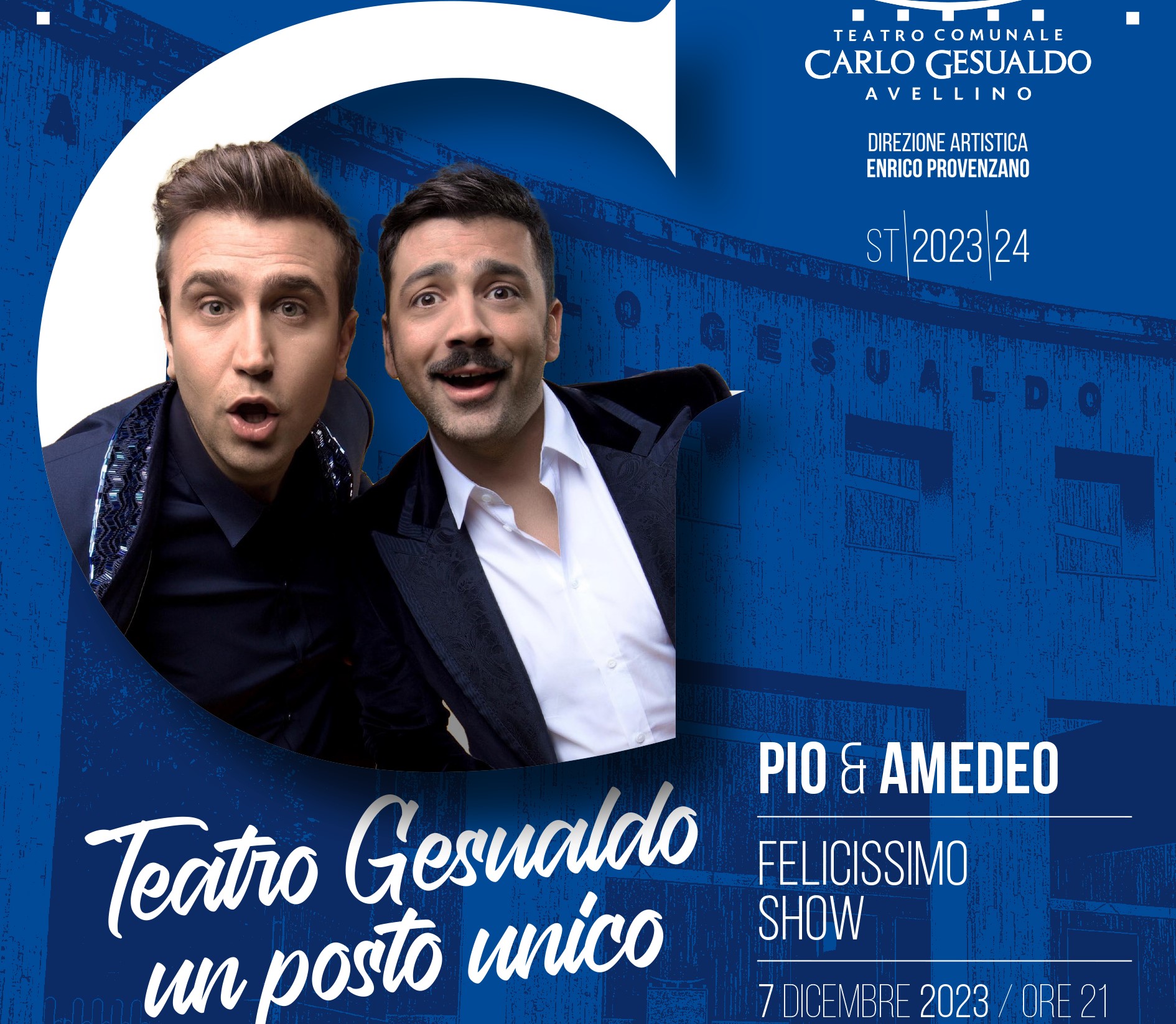 Avellino| Il Felicissimo Show di Pio e Amedeo arriva al “Gesualdo” per un’altra serata da sold out
