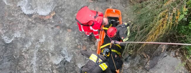 Trovato uomo nel fiume Sabato in gravi condizioni