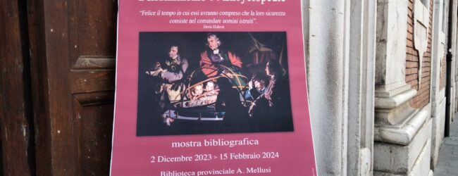“Illuminismo ed Enciclopedia”, una mostra a Palazzo Terragnoli