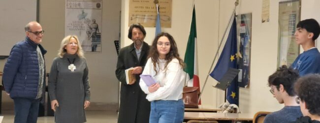 Il Prof. Cacciari in visita al Liceo classico Giannone di Benevento