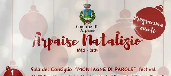 Arpaise Natalizio, il Comune presenta il programma di eventi