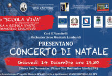 Domani 14 dicembre il Concerto di Natale dell’I.C. Vanvitelli di Airola