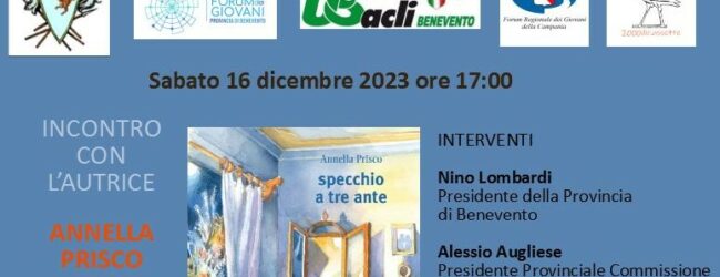 Alla Provincia di Benevento l’incontro con l’Autrice Annella Prisco