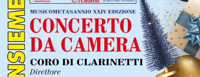 Airola, MusiCometaSannio XXIV ospita il concerto da camera del Coro di Clarinetti Samnium diretto dal M° Gaetano Falzarano