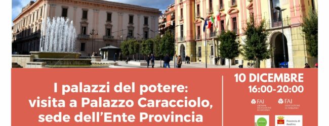 Avellino| Domenica la visita guidata a Palazzo Caracciolo organizzata dal Fai Giovani