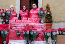 È scesa in piazza la Pro Loco Generoso Papa di Arpaise per aderire alla manifestazione solidale dell’Ail Benevento Stelle di Natale 2023