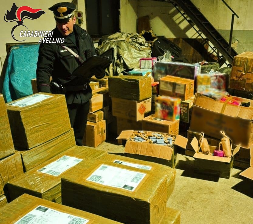 Monteforte Irpino| Ordigni artigianali spediti tramite corriere: sequestrate 2 tonnellate di esplosivi e arrestato 34enne.