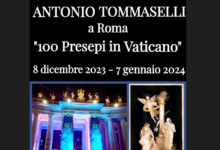 ‘100 Presepi in Vaticano’, tra le opere anche la Natività in paglia intrecciata di Antonio Tommaselli