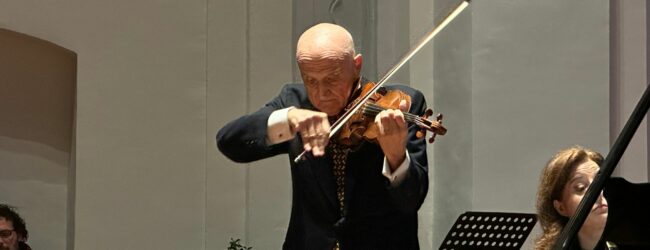 Accademia Santa Sofia, Salvatore Accardo: un trionfo annunciato a Benevento