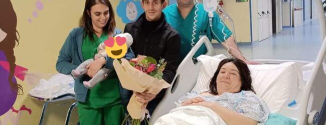 Proposta di matrimonio all’ospedale San Pio dopo la nascita di Aurora Pia