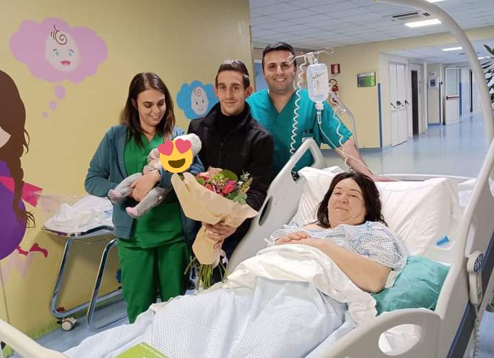 Proposta di matrimonio all’ospedale San Pio dopo la nascita di Aurora Pia