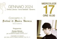 L’oboista Salvatore Ruggiero a Sanremo per la III edizione del Festival di Musica Barocca
