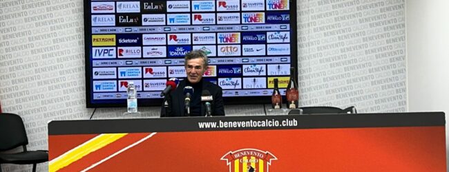 Benevento, Auteri: “Pastina ha bisogno di aiuto e gli abbiamo teso la mano. Ora mi aspetto continuità di rendimento dalla squadra”