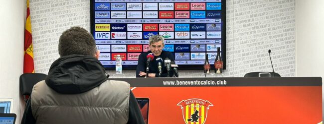 Benevento, Auteri: “La classifica la fa il campo non le chiacchiere. Attacco rinforzato, tutti avranno spazio”