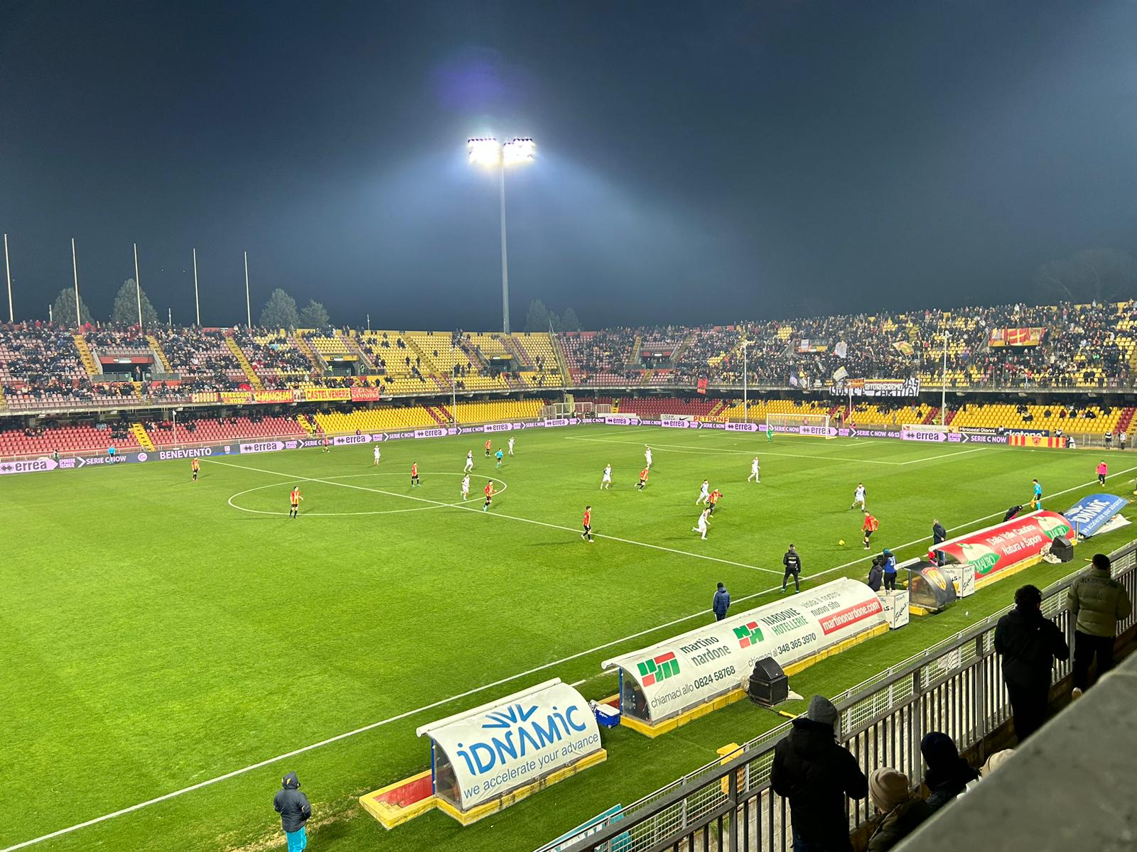 Benevento-Casertana: 1-0. Berra firma il derby. La Strega si rilancia in classifica