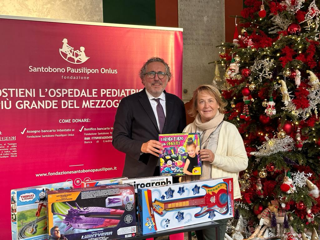 Arriva la Befana di Air Campania per i piccoli pazienti dell’Ospedale Santobono Pausilipon