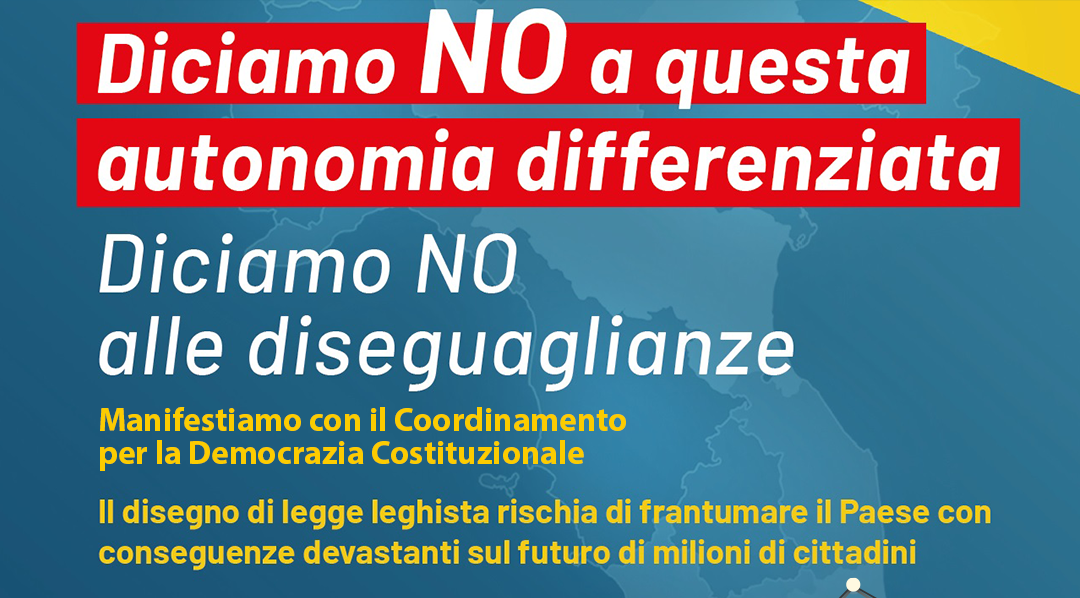 Avellino| “No all’autonomia differenziata”, il Movimento Cinque Stelle domani in piazza Libertà