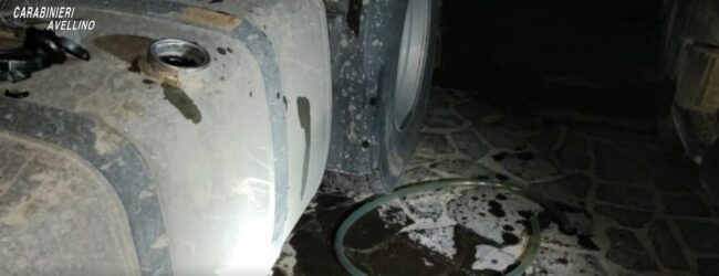 Flumeri, sorpreso ad asportare gasolio: arrestato 48enne della provincia di Napoli/VIDEO