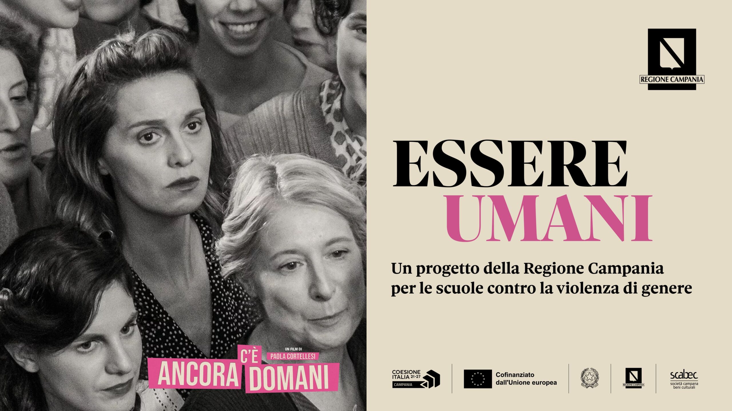“Essere Umani” riparte dal cinema il progetto contro la violenza di genere per le scuole della Campania
