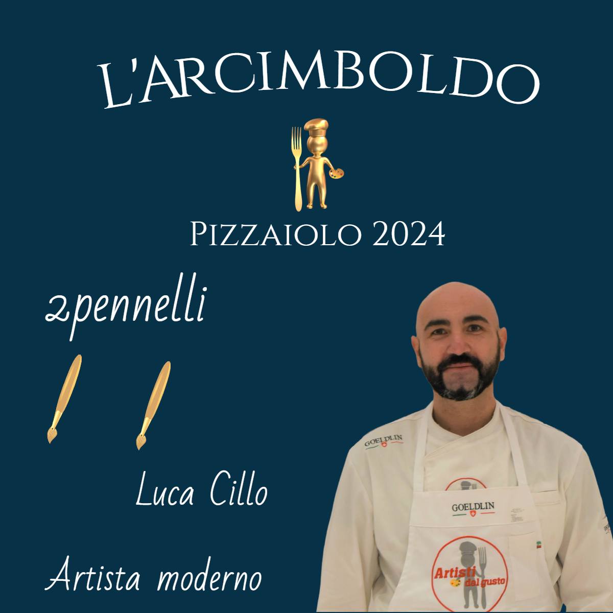Per il pizzaiolo beneventano Luca Cillo l’Arcimboldo d’oro