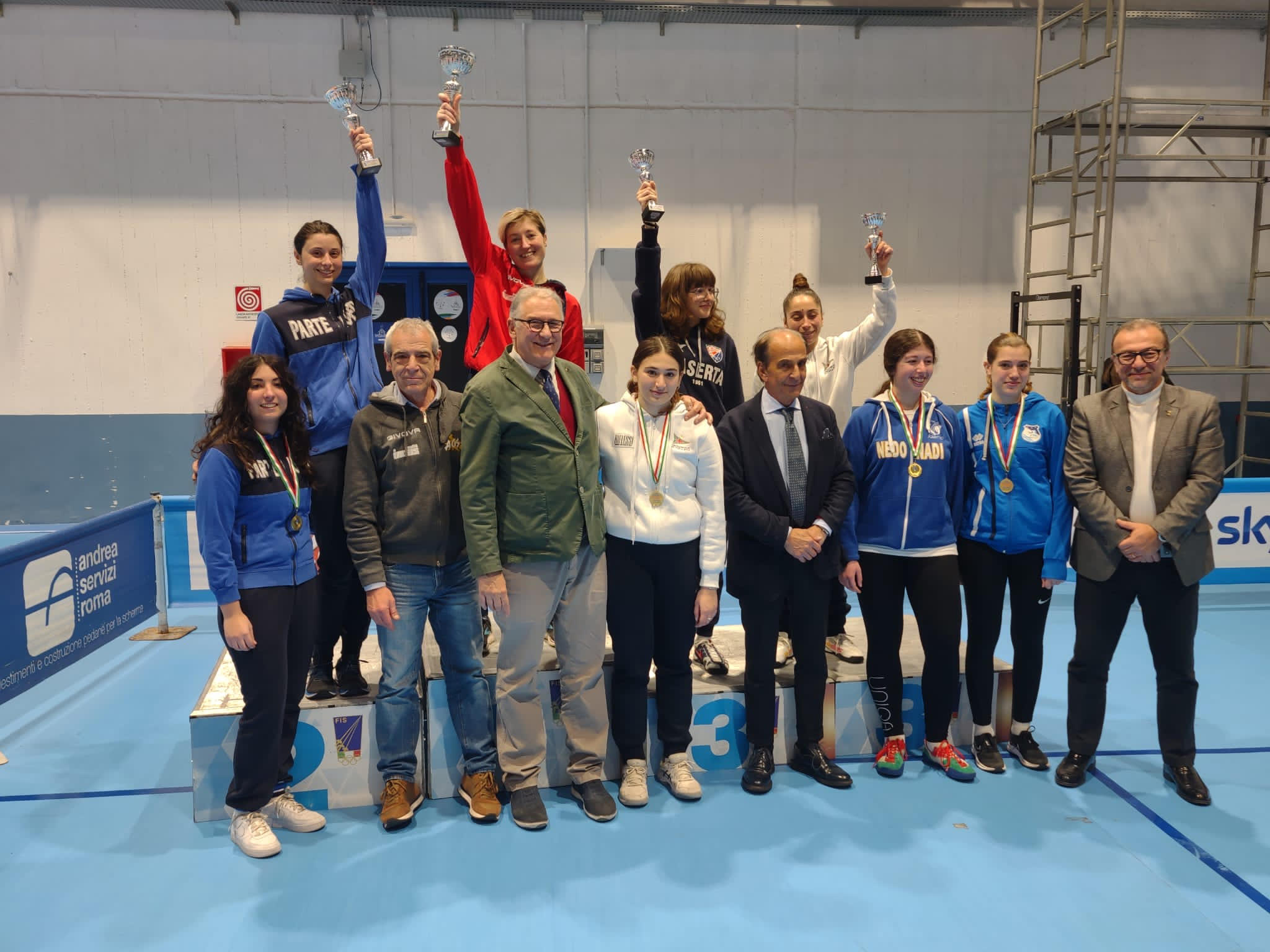 Francesca Boscarelli in pedana: prima nella seconda prova regionale di spada