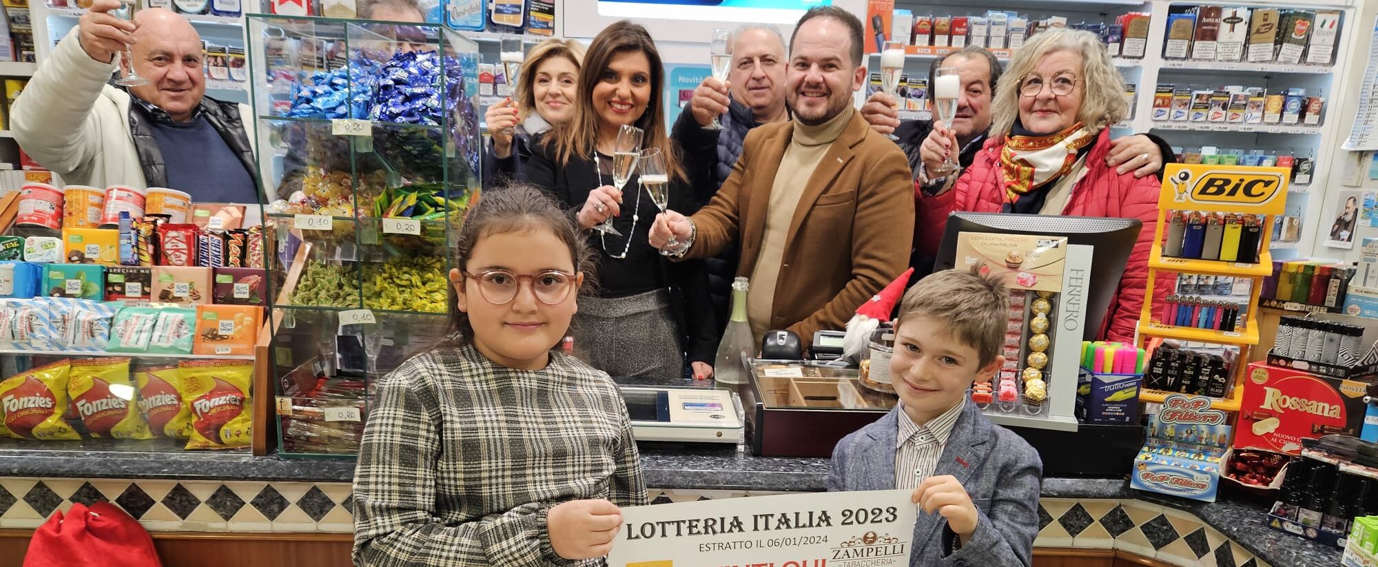 Lotteria Italia, alla tabaccheria Zampelli di San Giorgio del Sannio vinti 20mila euro