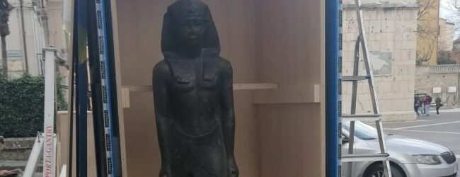 Tornati nel museo egizio di Benevento i reperti del Tempio di Iside